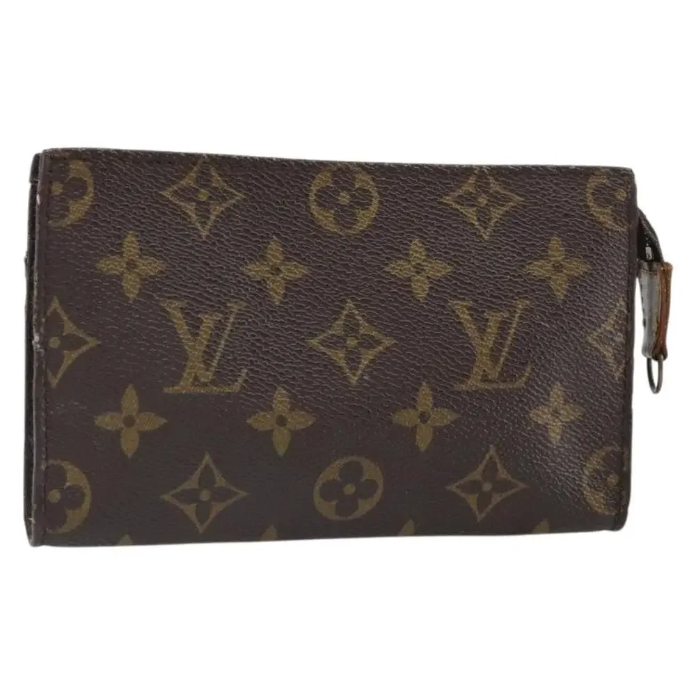 Louis Vuitton Monogram Bucket PM Accessory Pouch Brown